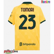 Camiseta AC Milan Fikayo Tomori #23 Tercera Equipación 2025-26 manga corta